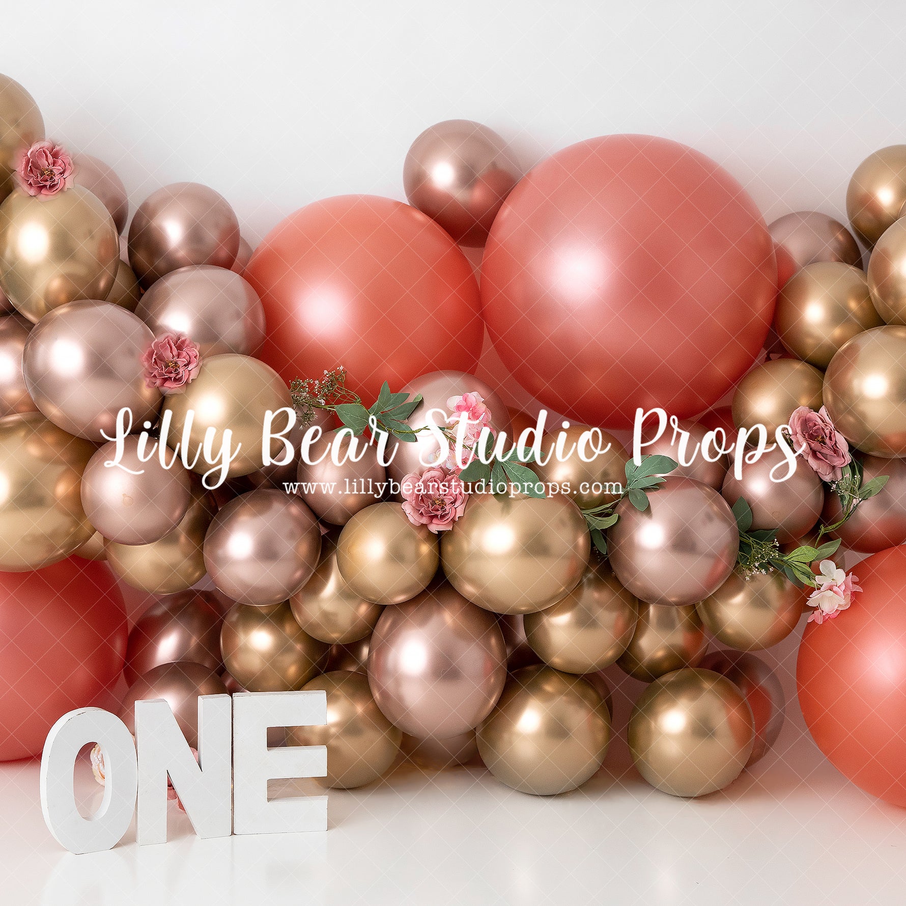 Rosie by OhSoBeauty Photography sold by Lilly Bear Studio Props, balloon garland - balloon party - balloon wall - ballo