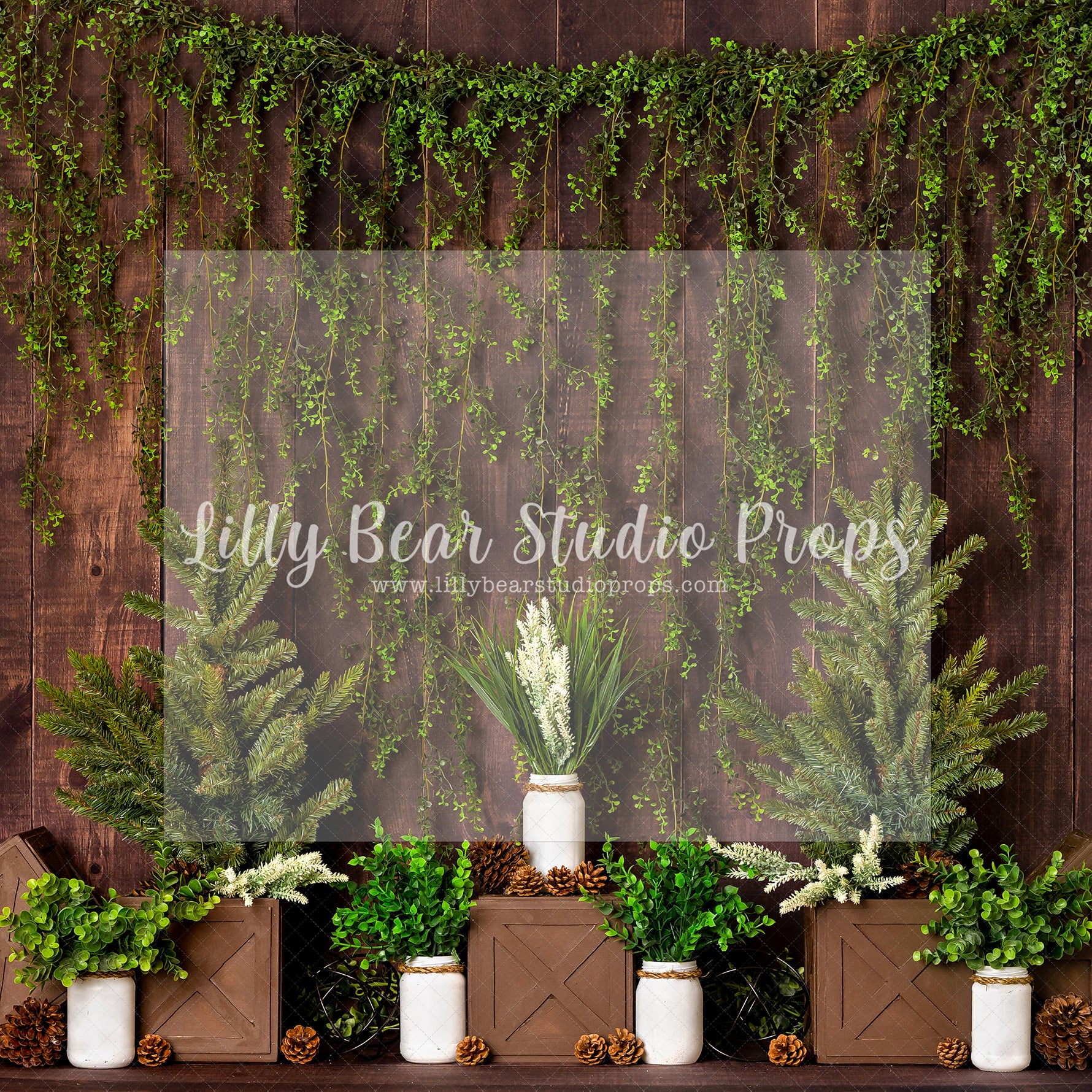 Rustic Pines - Lilly Bear Studio Props, beauty and the beast, blue, castle, cinderella, disney castle, Disney princess, Fabric, fantasy, floral, girls, hand painted, princess, princesses, purple, royal, violet, Wrinkle Free Fabric