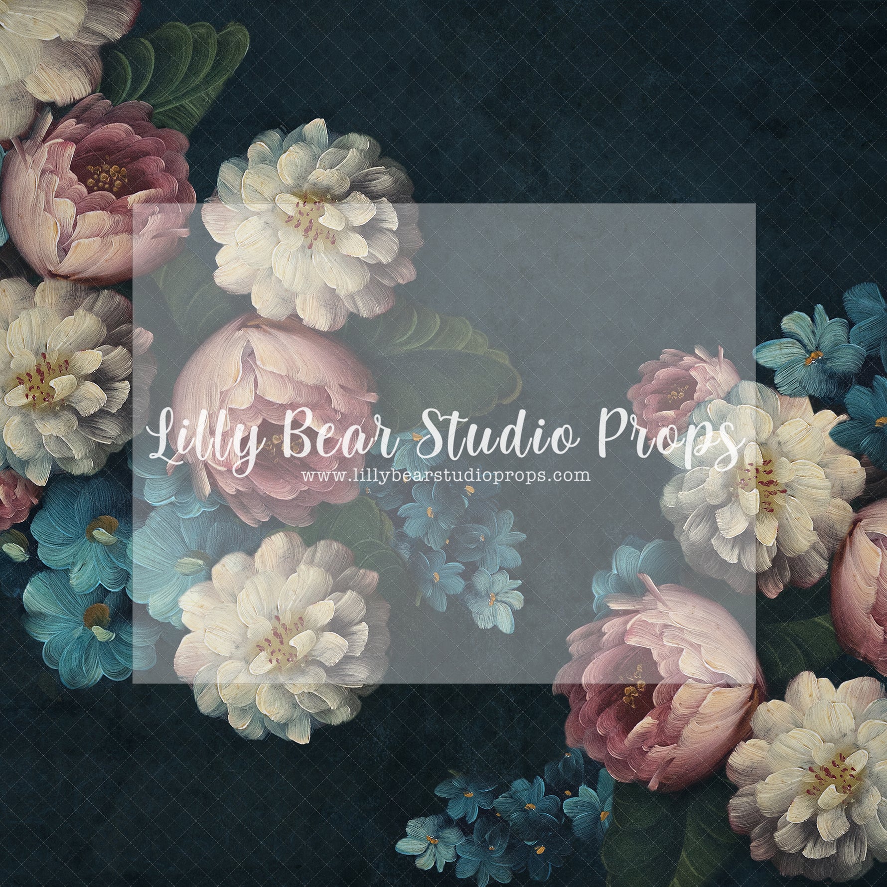 Serenity - Lilly Bear Studio Props, fine art, floral, girls, hand painted