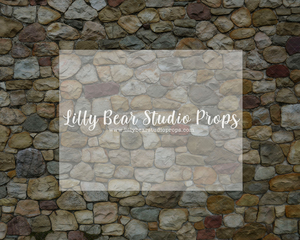 Smokey Cobblestone Floor - Lilly Bear Studio Props, cobble stone, fabric, FLOORS, mat, neo, stone, vinyl, walkway