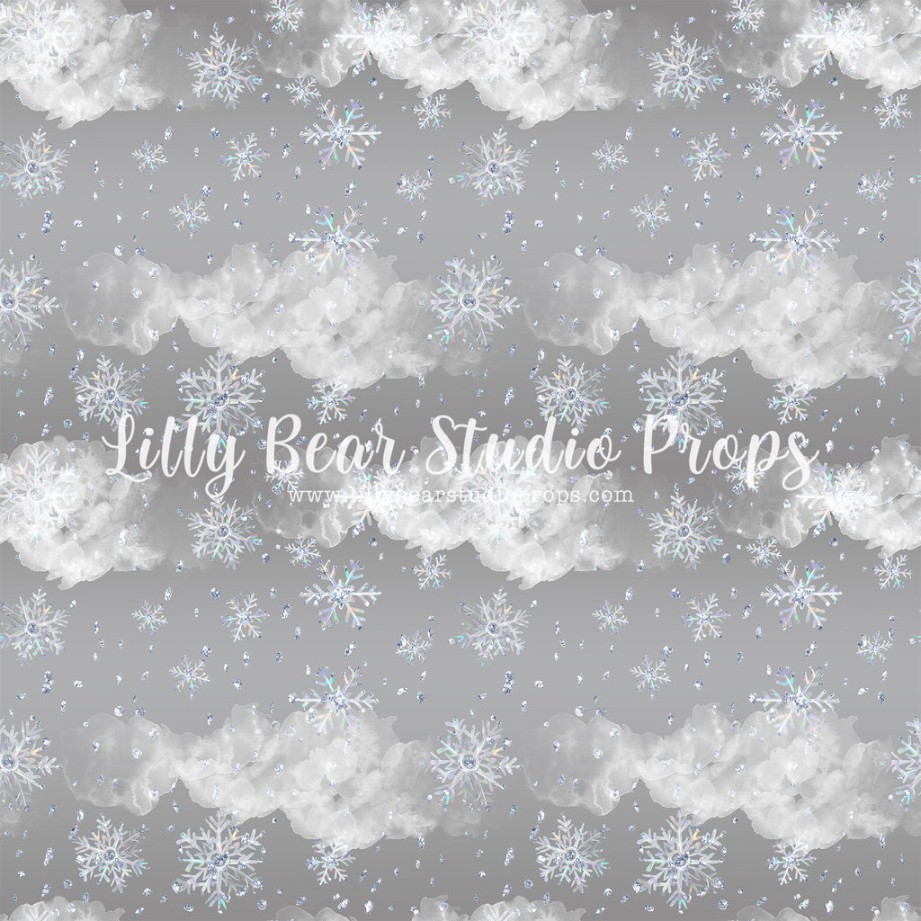 Snowing Diamonds by Lilly Bear Studio Props sold by Lilly Bear Studio Props, birch trees - blue - diamond - diamonds