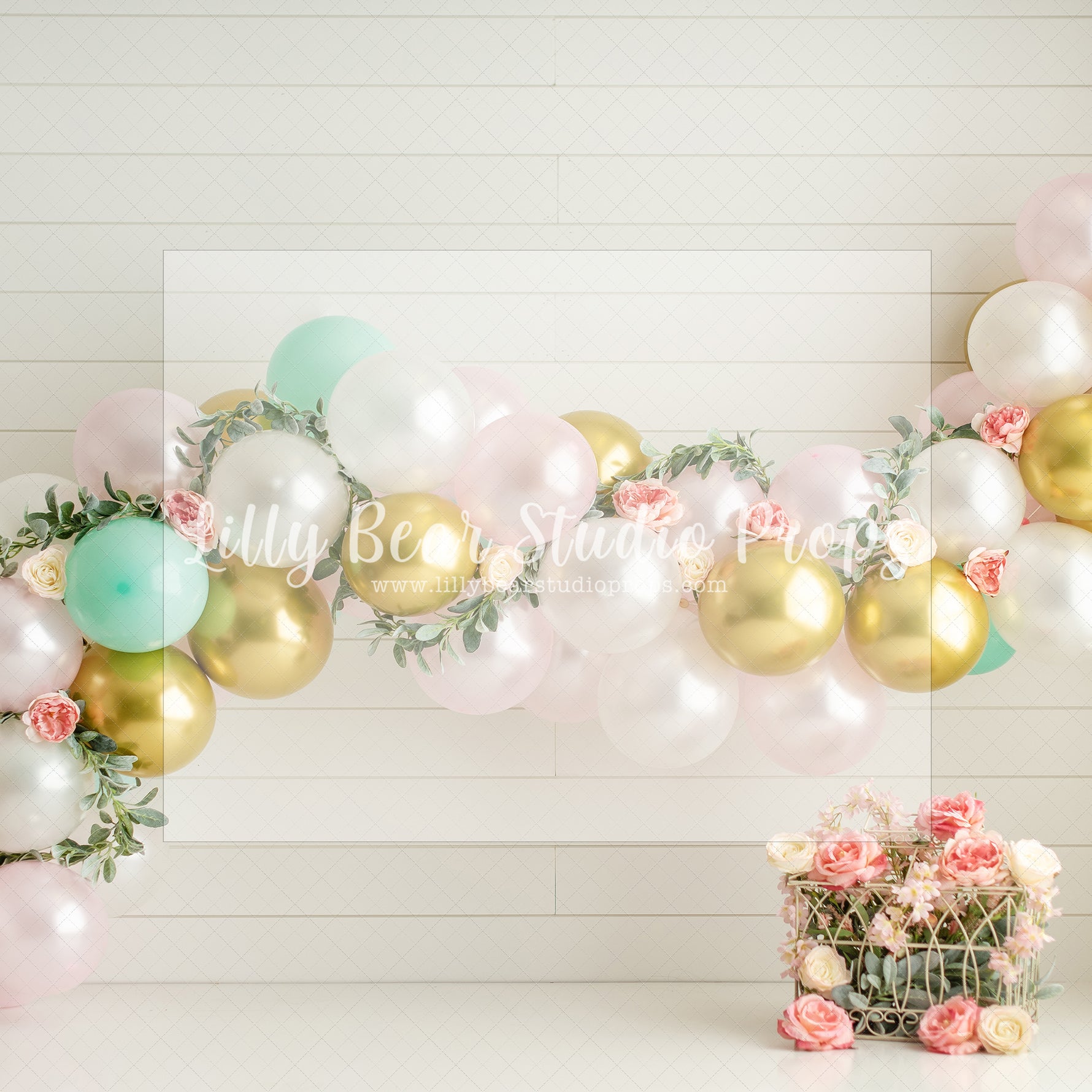 Springtime Arch - Lilly Bear Studio Props, boho spring, bunnies, bunny, carrots, easter, easter backdrop, easter basket, easter bunny, easter egg, easter eggs, easter garden, easter mini, easter wreath, FABRICS, flower barn doors, flower garden, flower window, flowers, happy easter, spring, spring garden