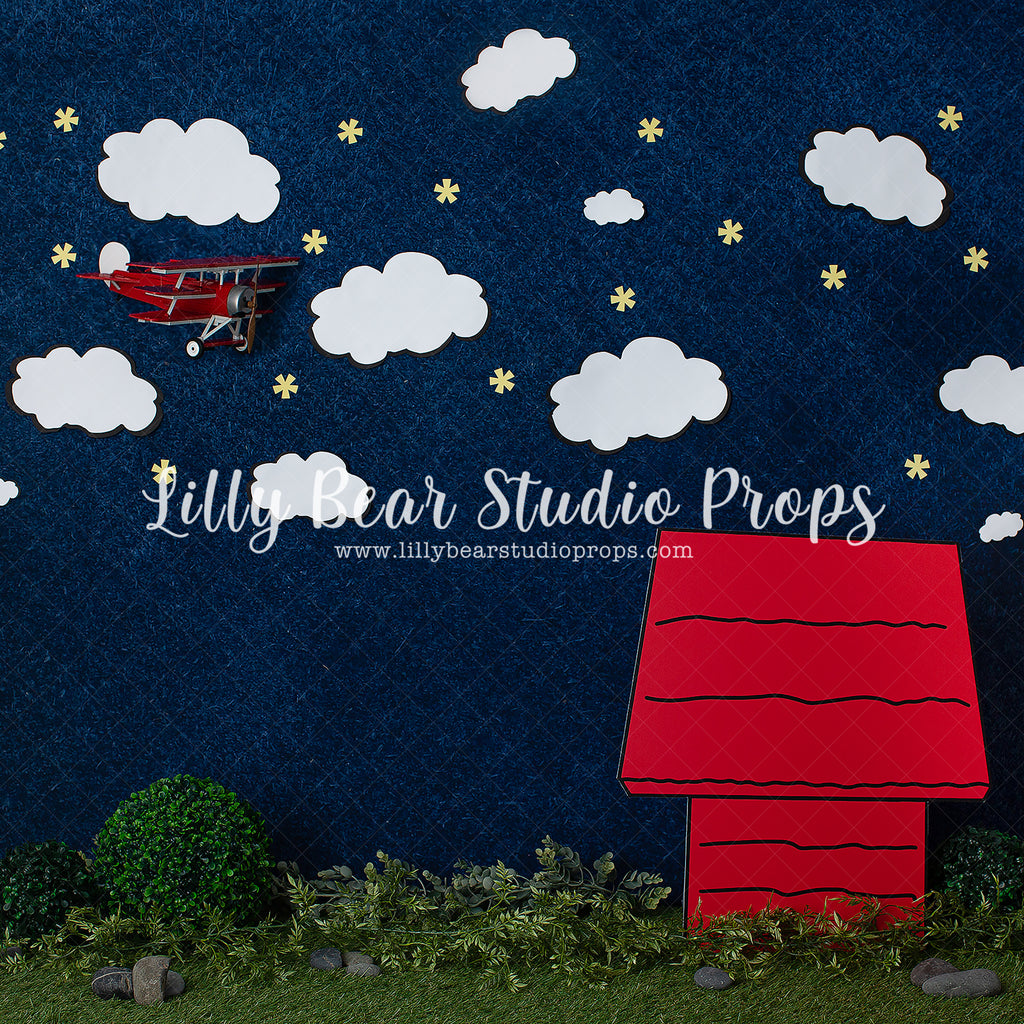The Dog House by Anything Goes Photography sold by Lilly Bear Studio Props, charlie brown - FABRICS - snoopy - the dog