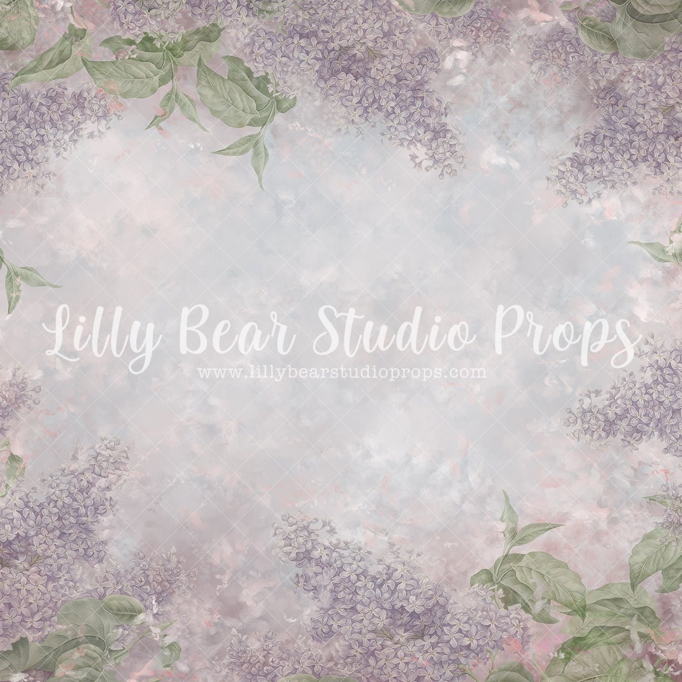 Delicate Violet - Lilly Bear Studio Props, blush, colorful, colourful, Fabric, FABRICS, fine art texture, floral, floral texture, pink, purple, spring, texture, vintage, Wrinkle Free Fabric