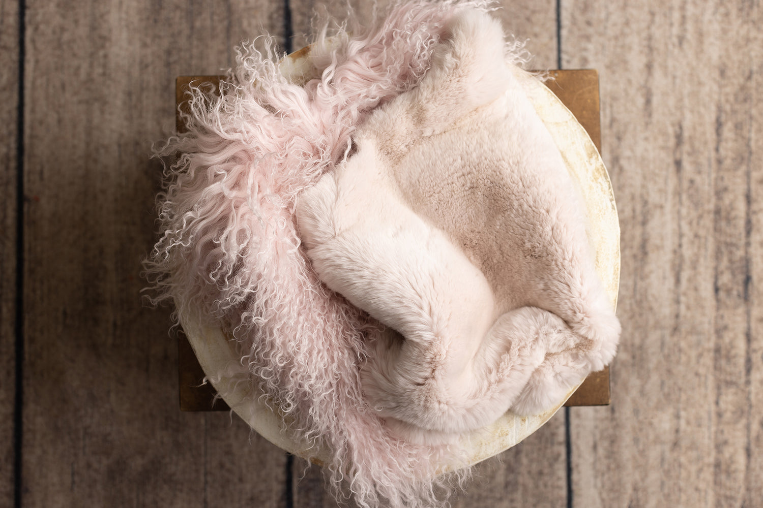 Pink Lemonade Rabbit Fur & Sheep Skin