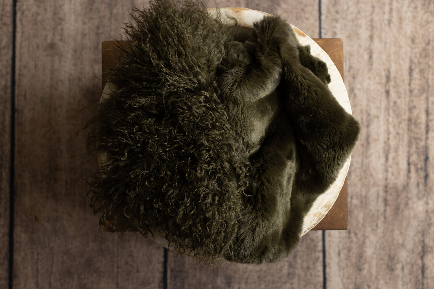 Fern Rabbit Fur & Sheep Skin