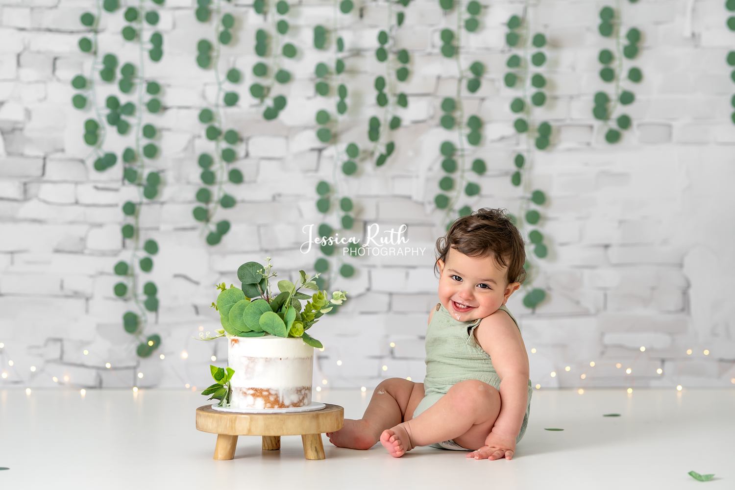 Light Wash Brick Wall - 12x8' Wrinkle Free Fabric RTS