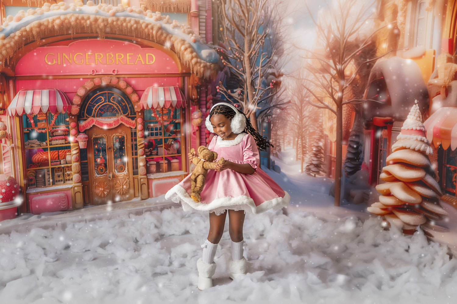 Pink Gingerbread Shop Room
