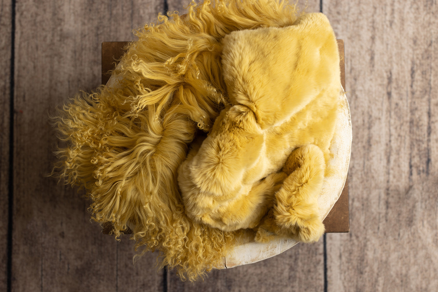 Dijon Rabbit Fur & Sheep Skin