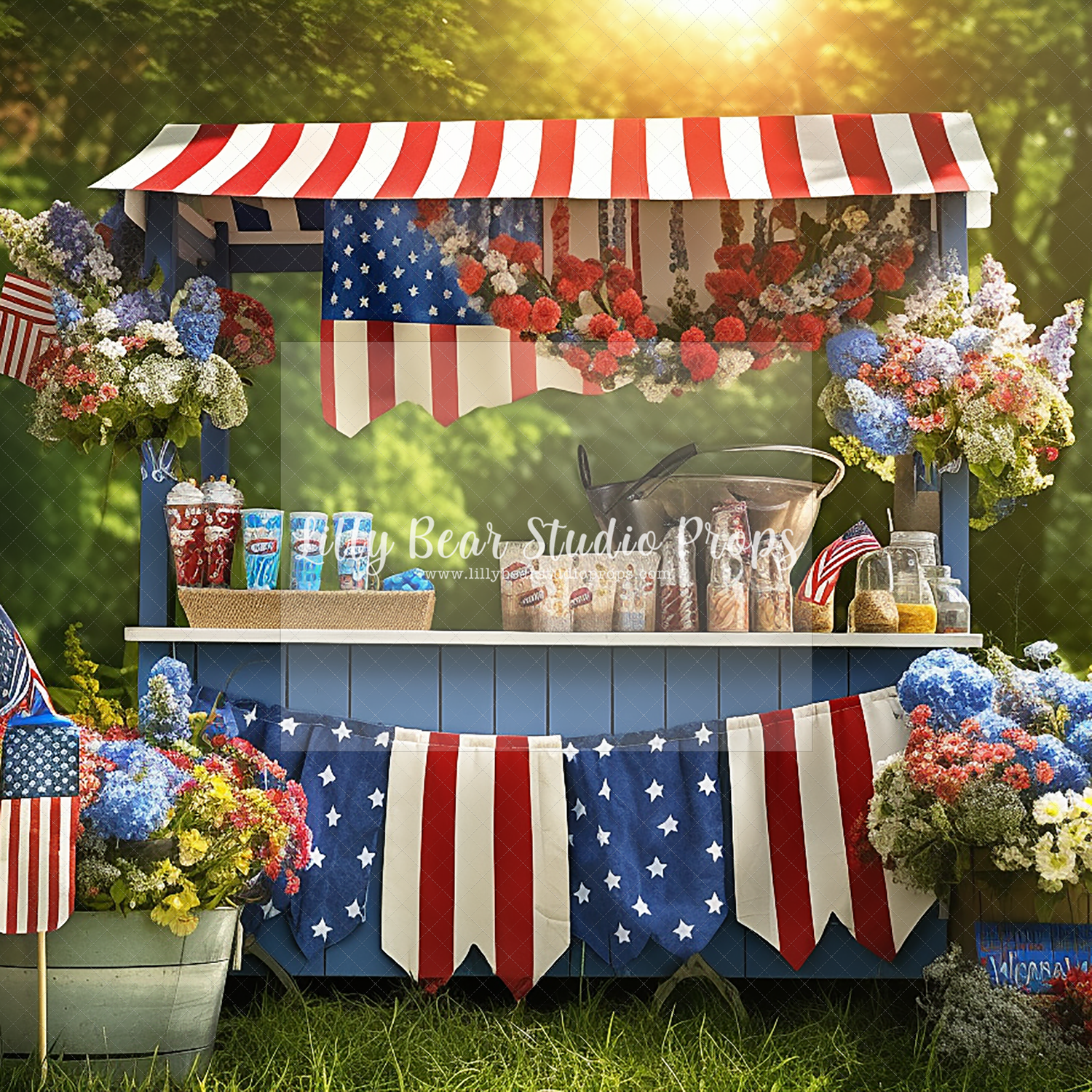 Americana Sweets Booth - Sweep Option