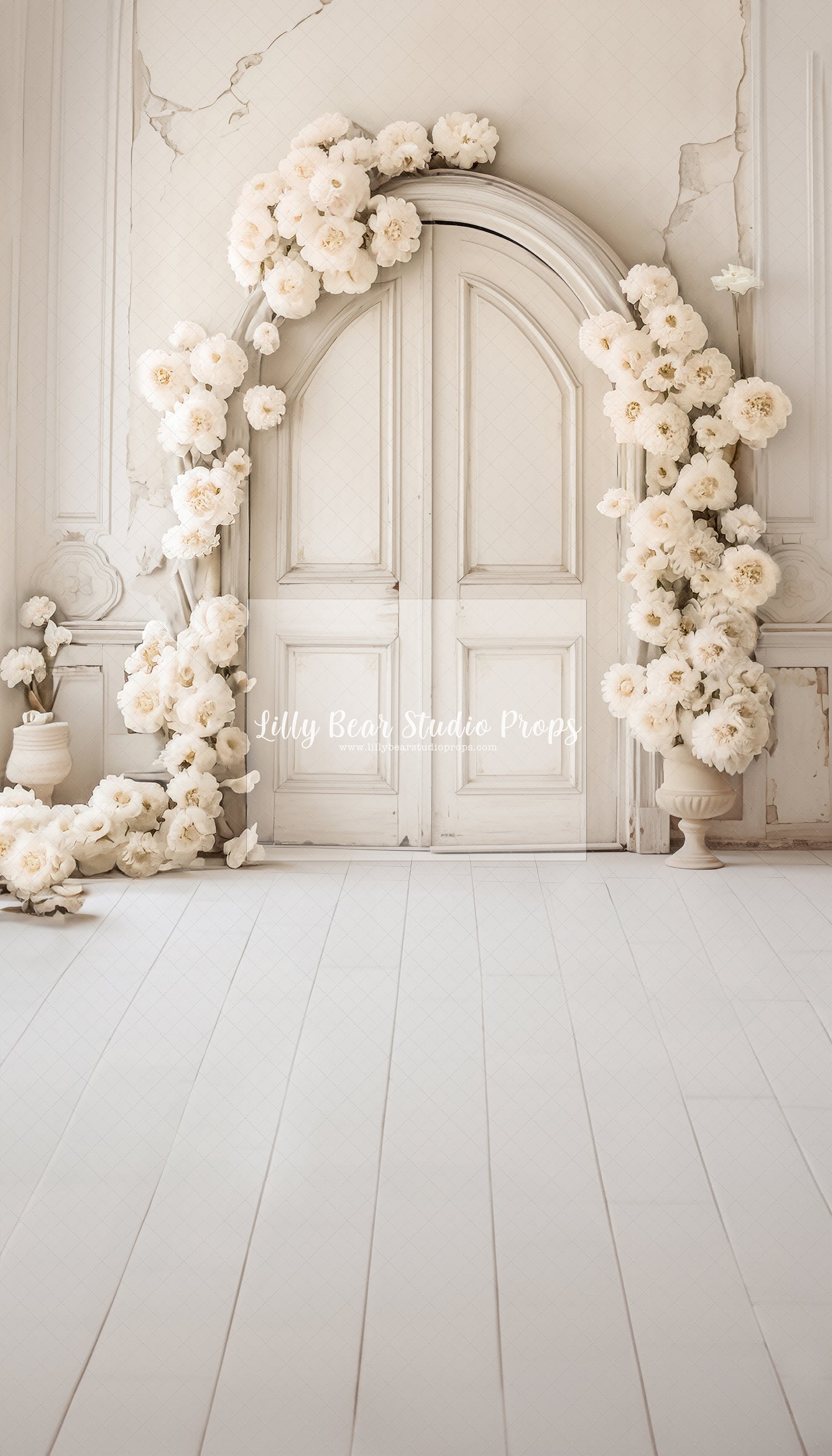 Antique Floral Door - Sweep Option
