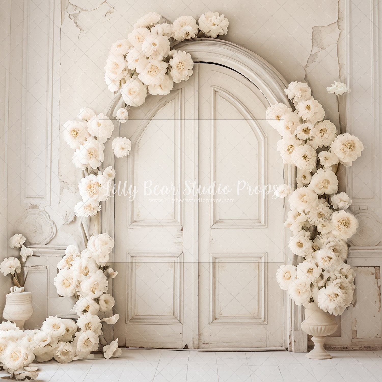 Antique Floral Door - Sweep Option