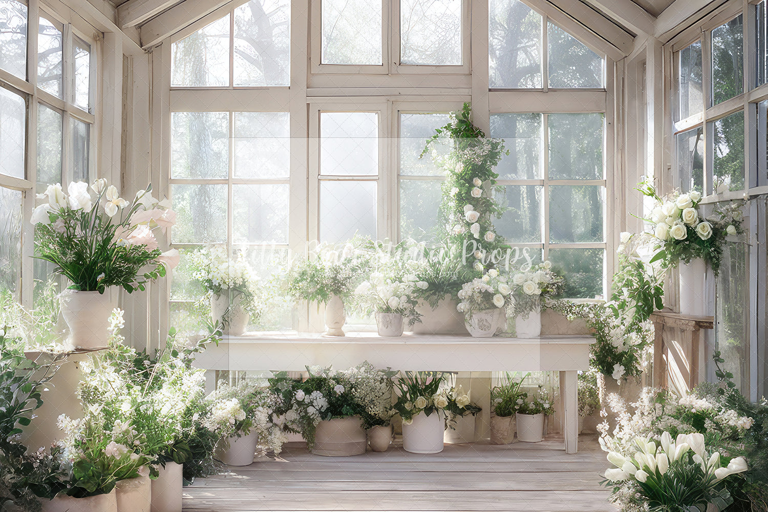Antique White Greenhouse