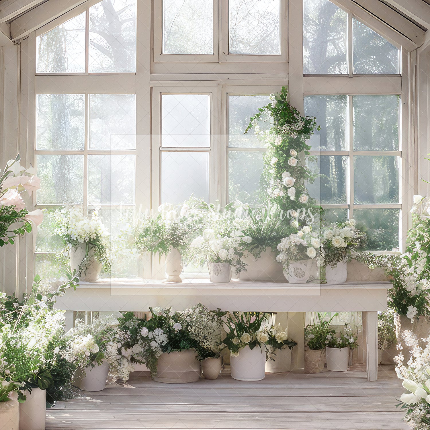 Antique White Greenhouse