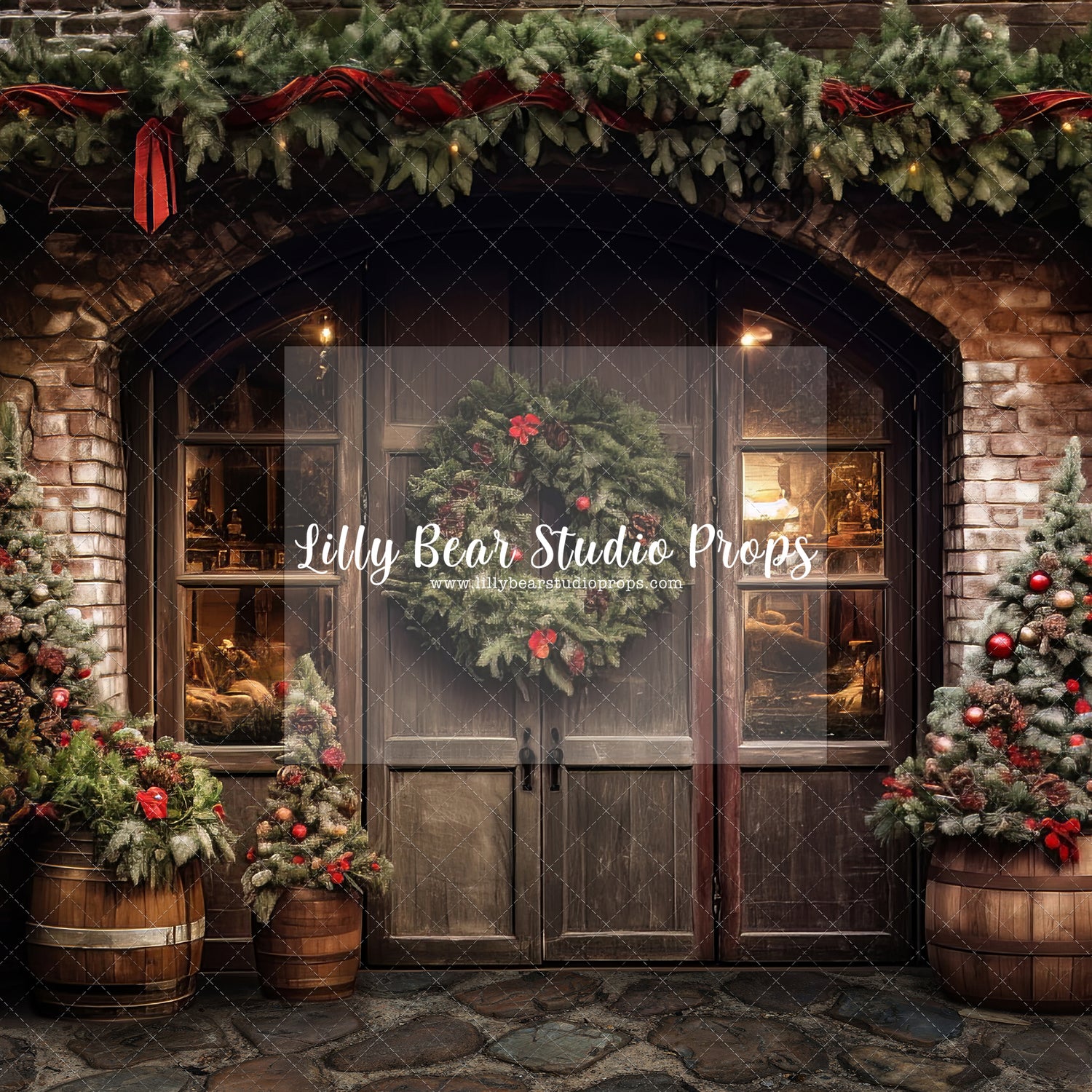 Azure Festive Entryway