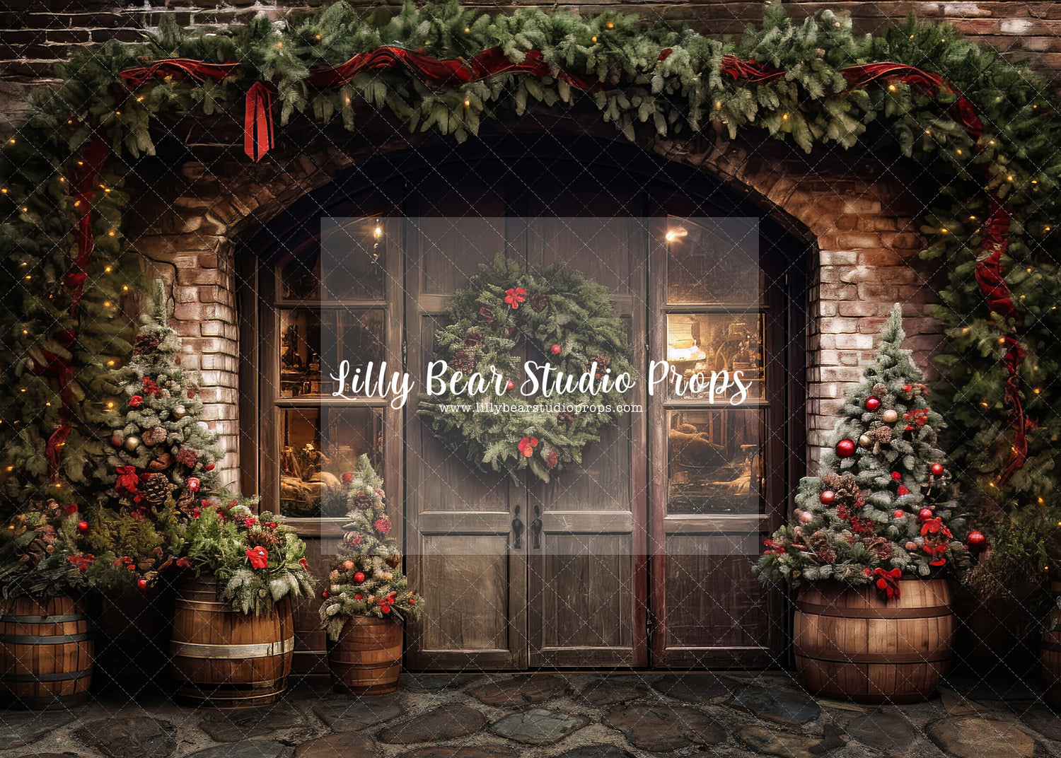 Azure Festive Entryway