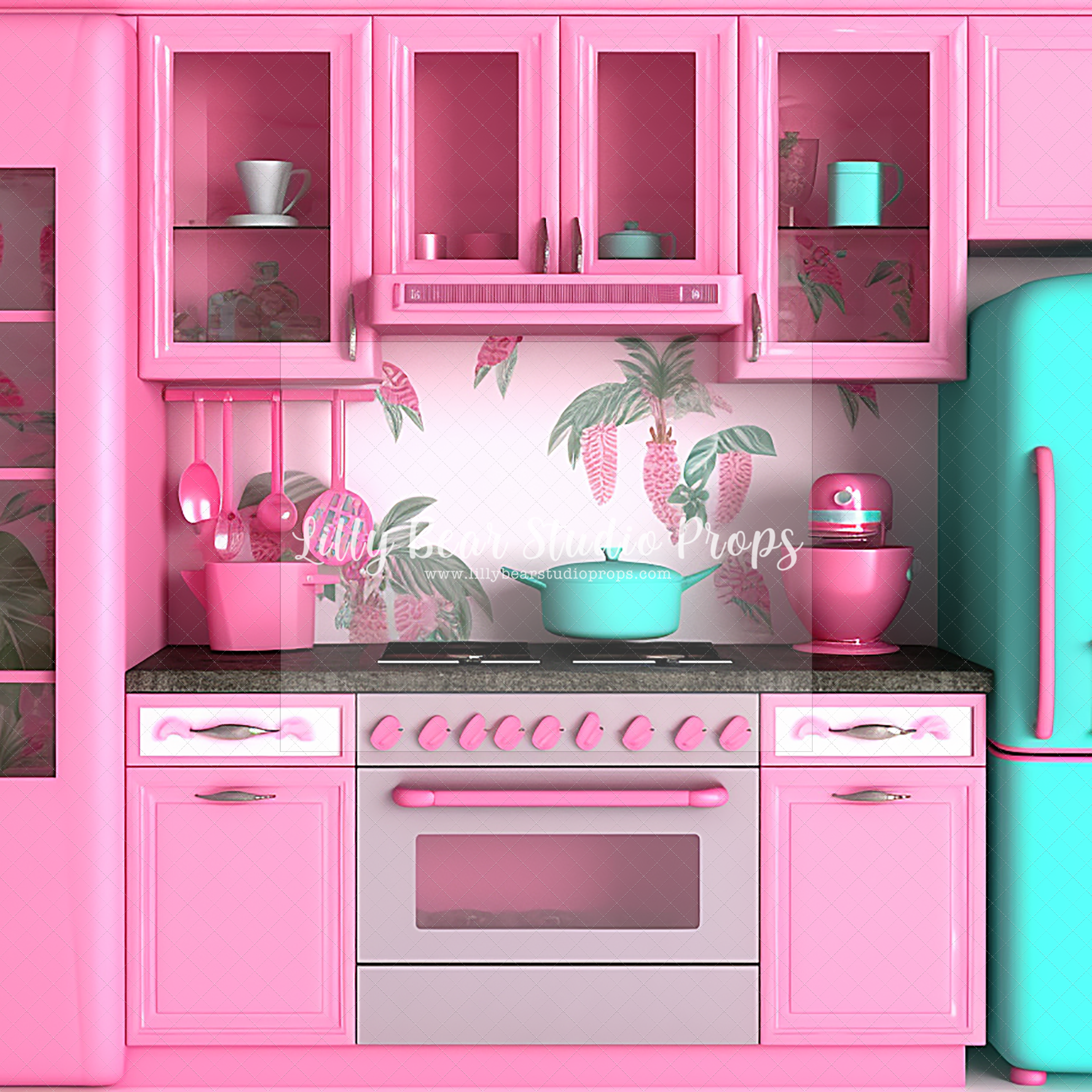 Barbie best sale with kitchen