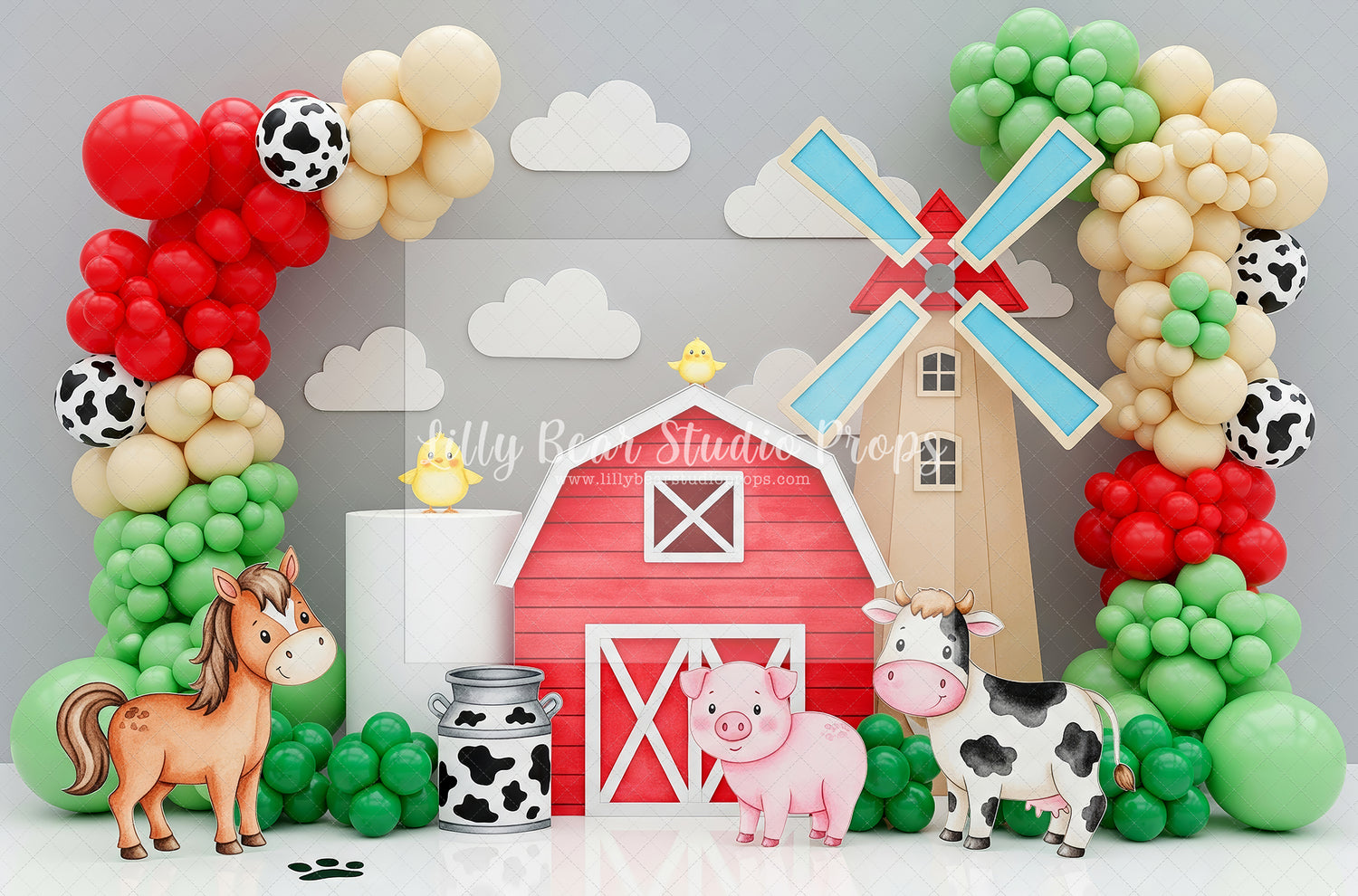 Barn yard Friends and Windmill