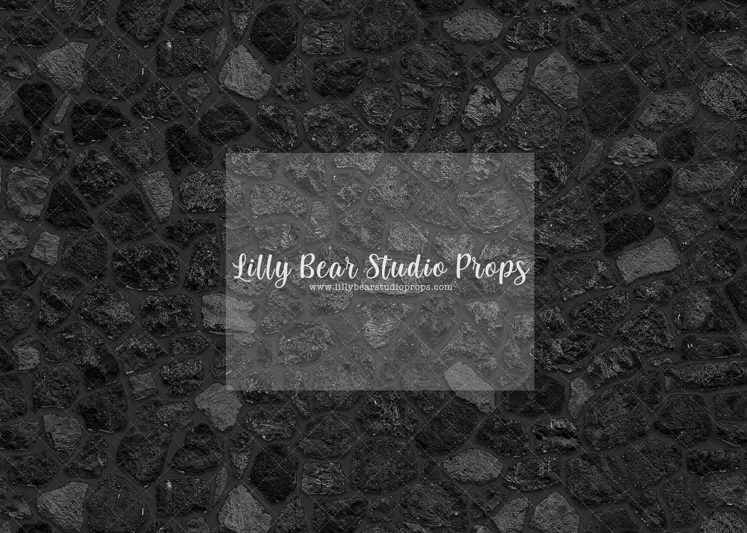 Black Cobblestones Floor