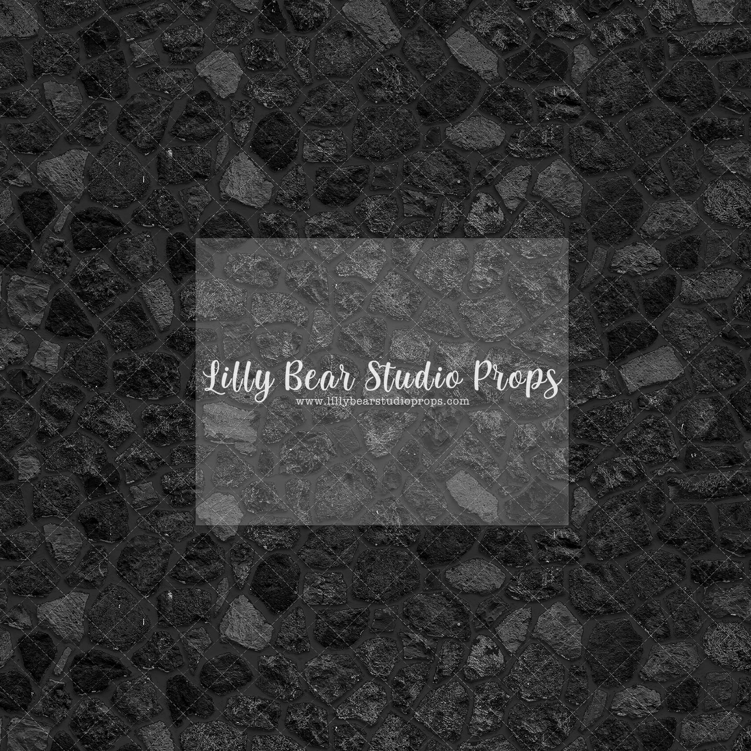 Black Cobblestones Floor