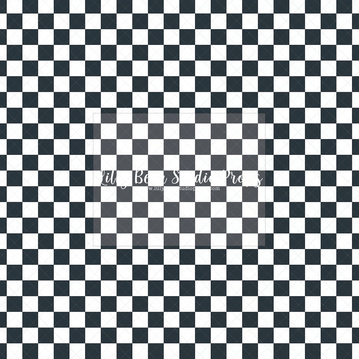 Black & White Checks - 84x60' Studio Flex RTS