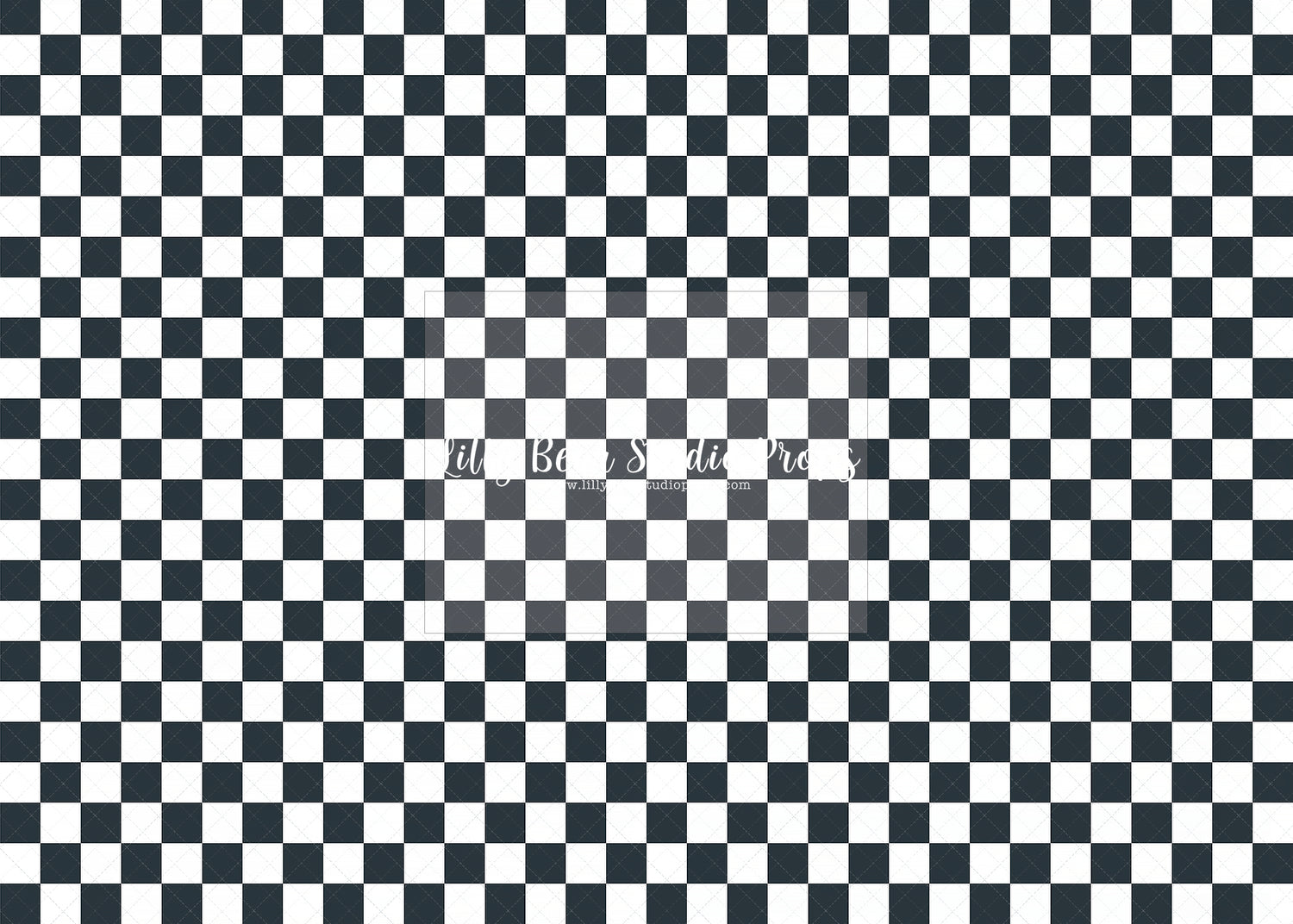Black & White Checks - 84x60' Studio Flex RTS