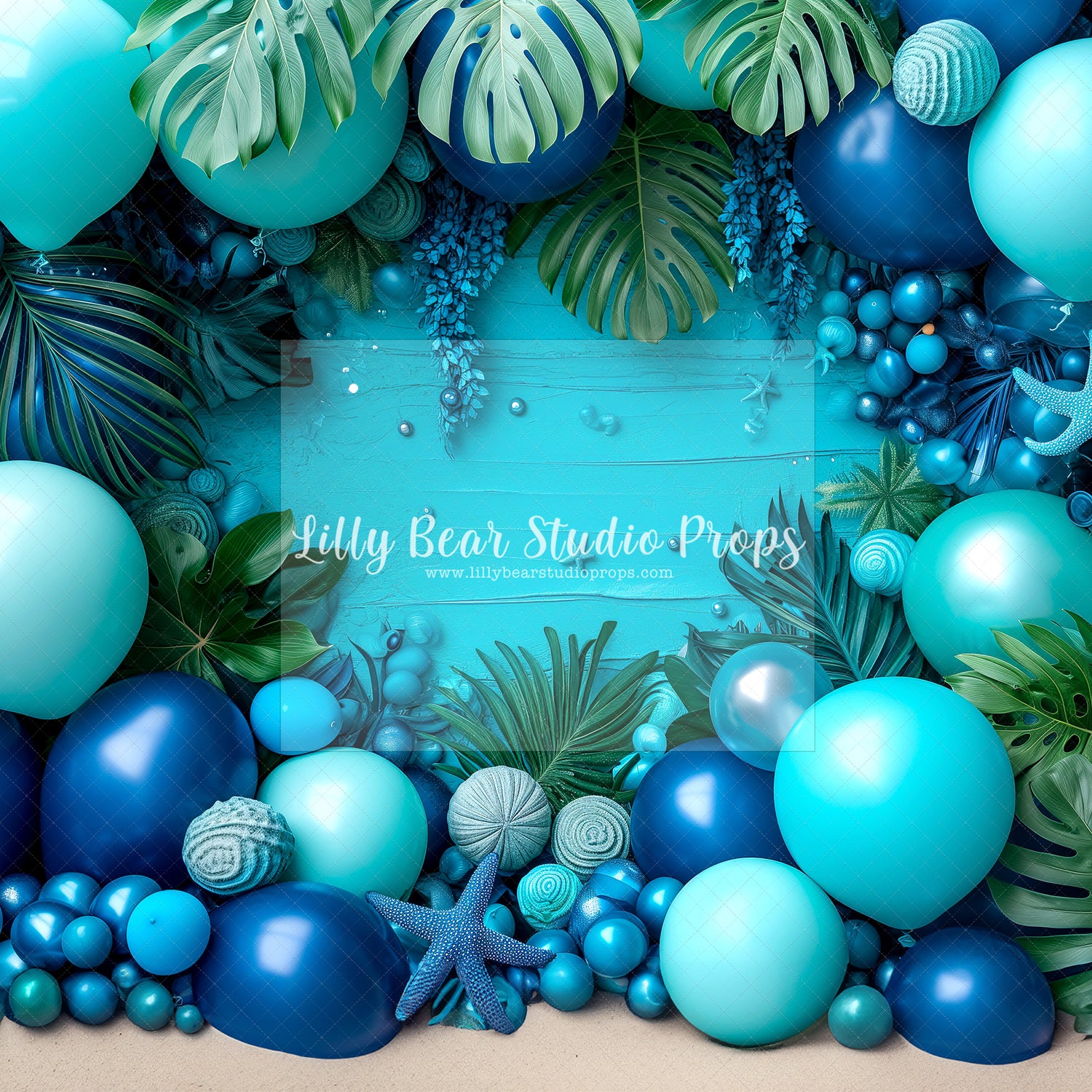 Blue Beach Balloons