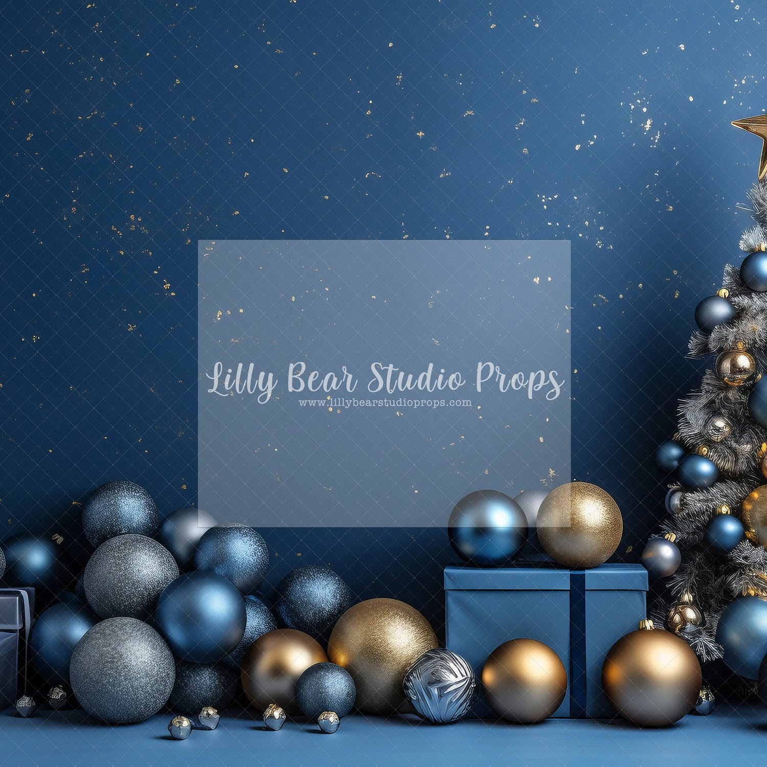 Blue & Gold Christmas - Sweep Option
