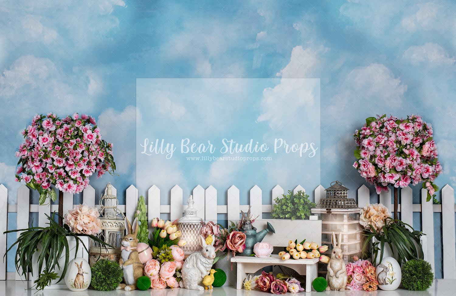 Blue Skies and Floral Bunnies