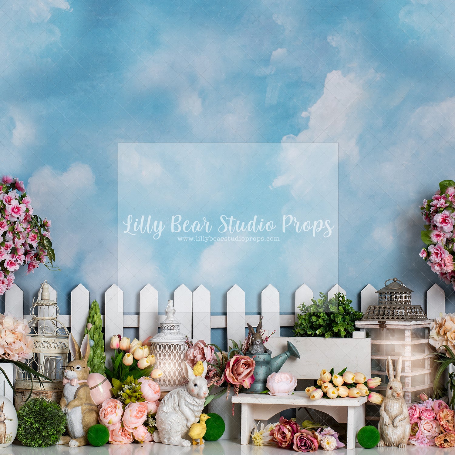 Blue Skies and Floral Bunnies
