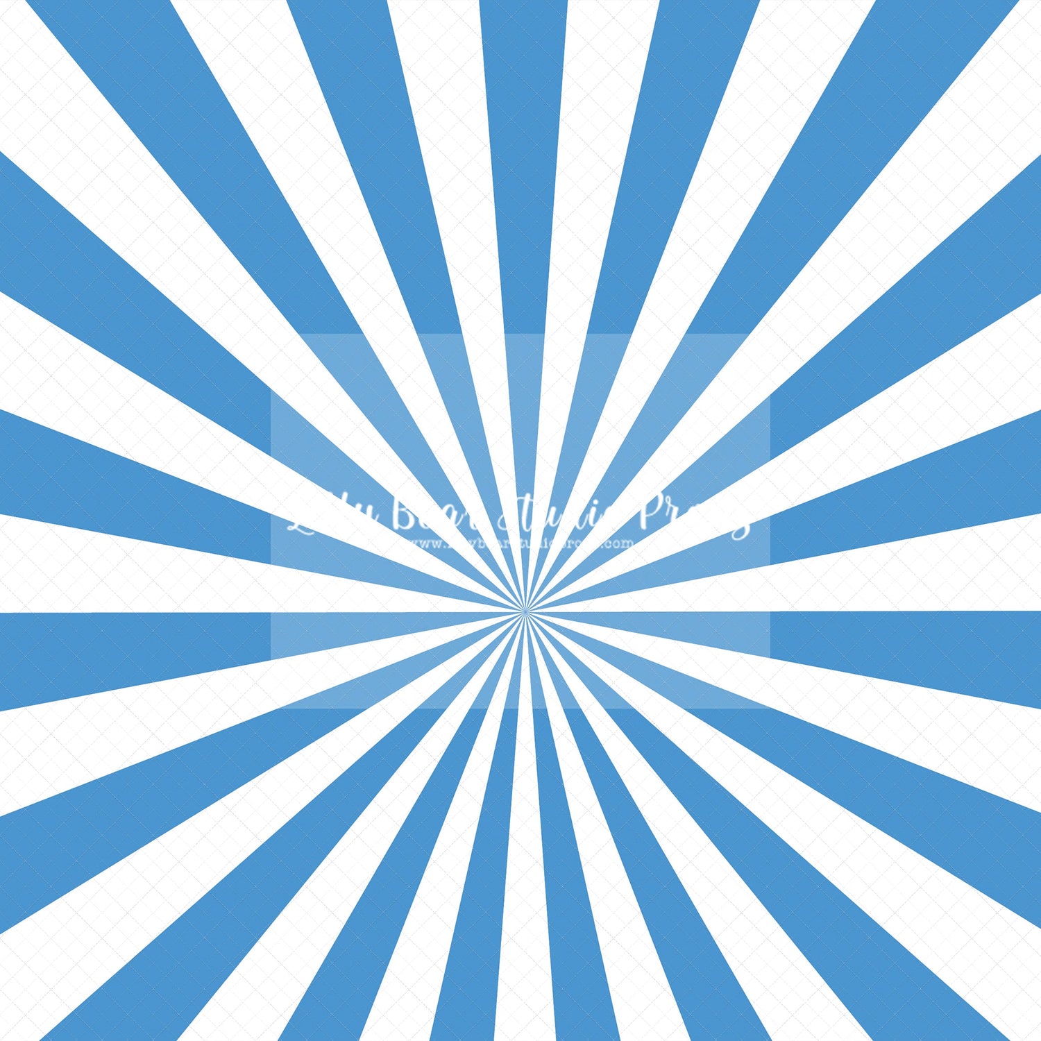 Blue Sunburst