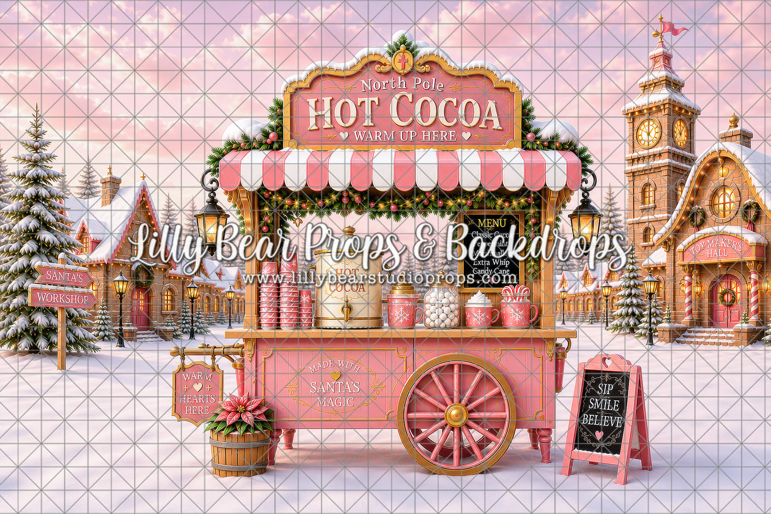 Blush Cocoa Cart