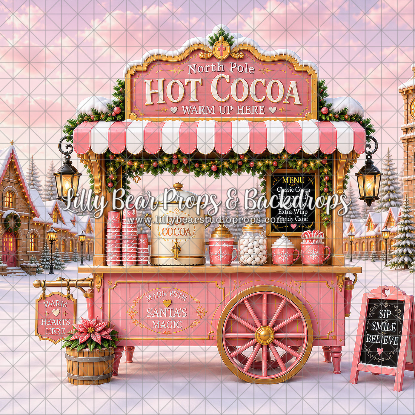 Blush Cocoa Cart