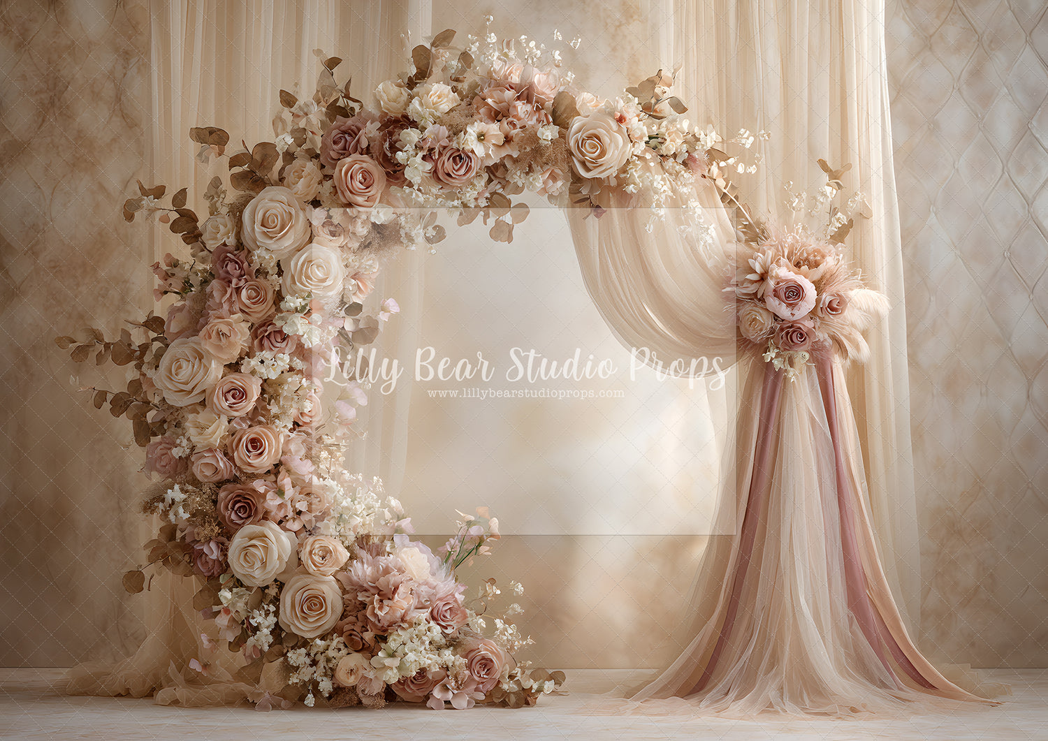 Blush Silk Cascade