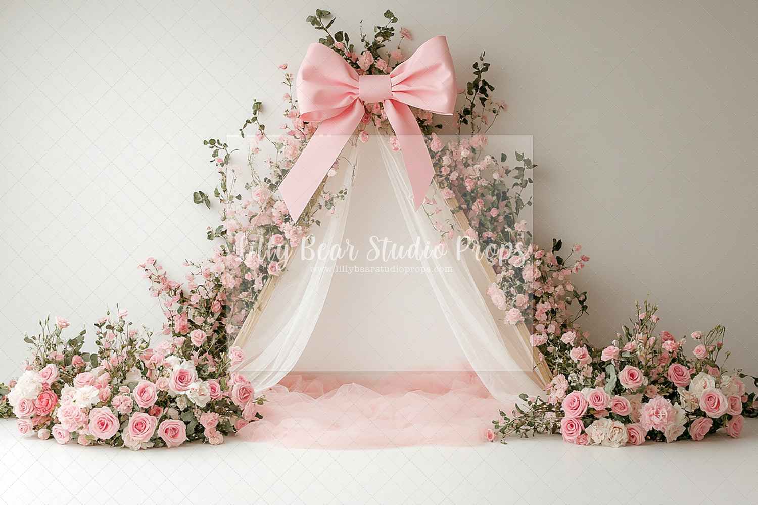 Blush Silk & Rose Blossoms