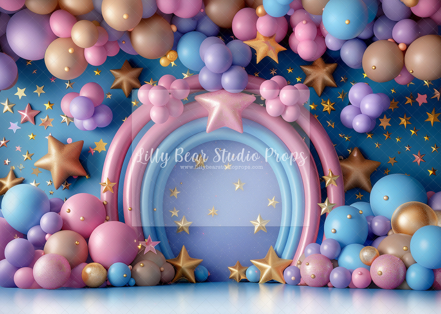 Blush Stars & Balloons