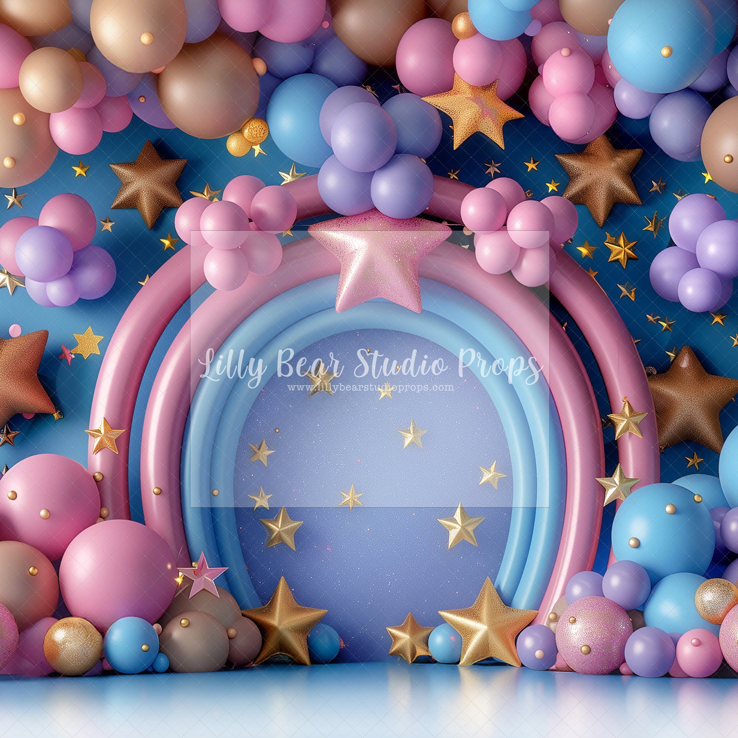 Blush Stars & Balloons