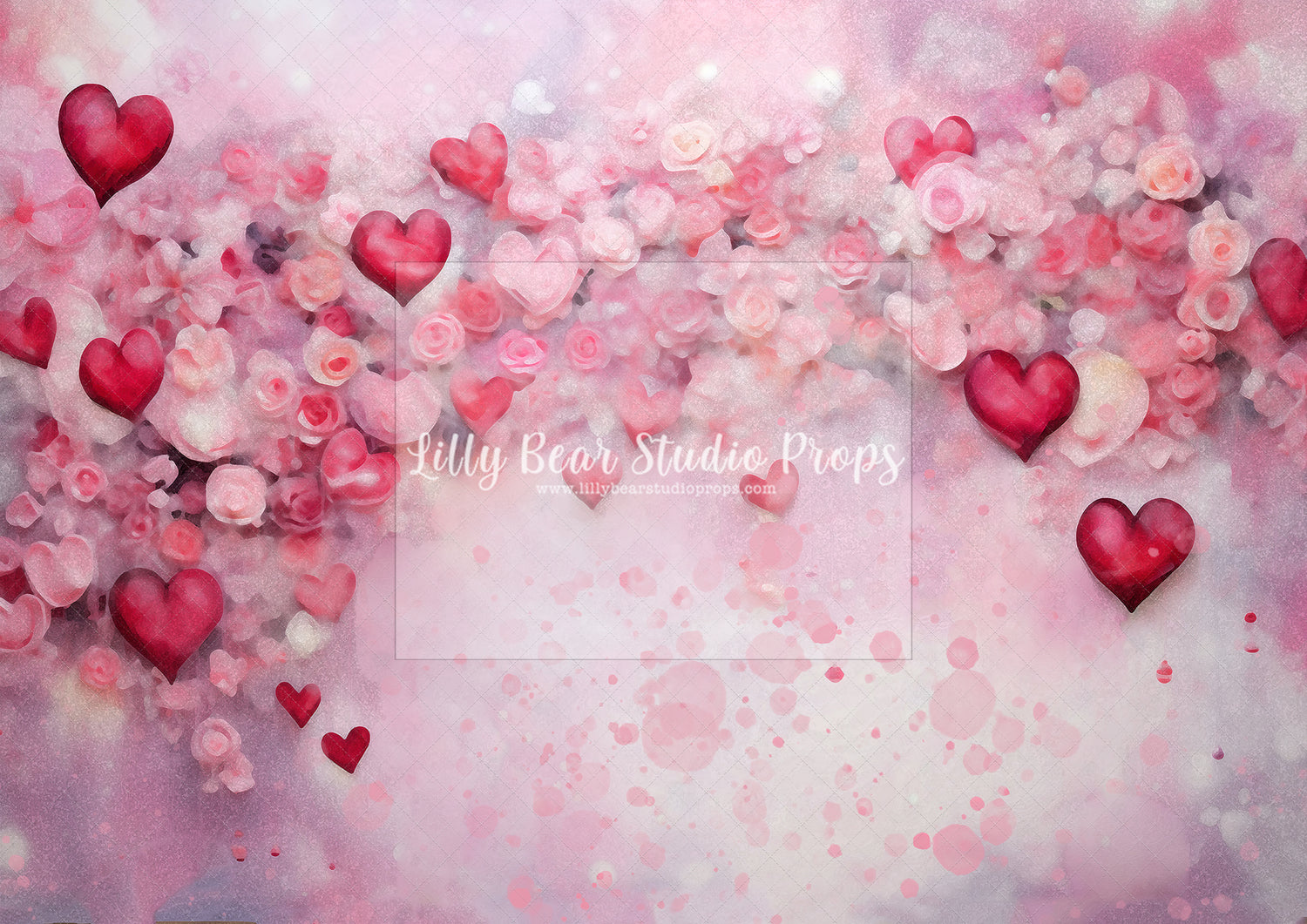 Blushing Roses and Hearts