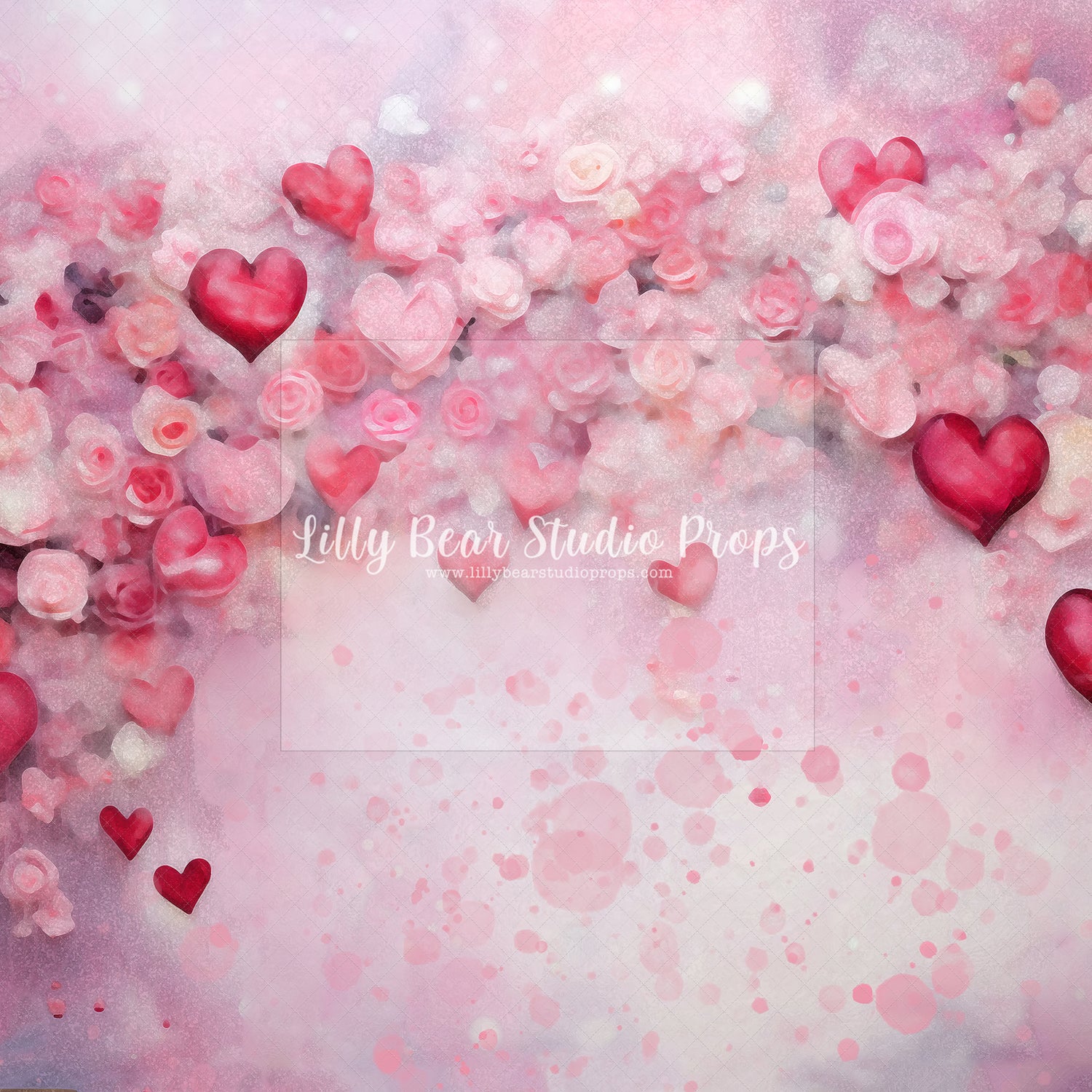 Blushing Roses and Hearts