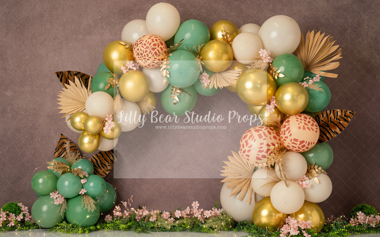 Boho Leaves Jungle Balloons