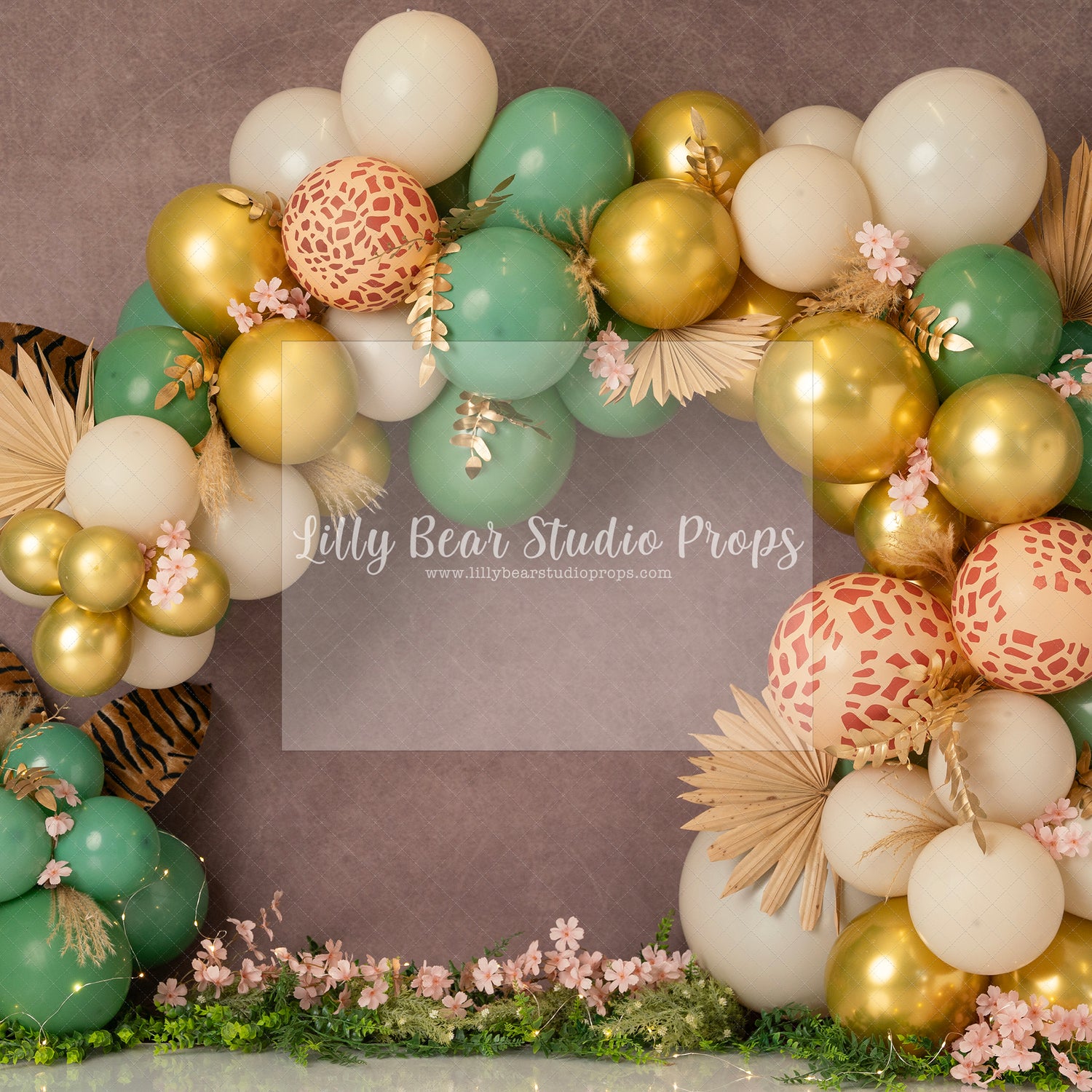 Boho Leaves Jungle Balloons