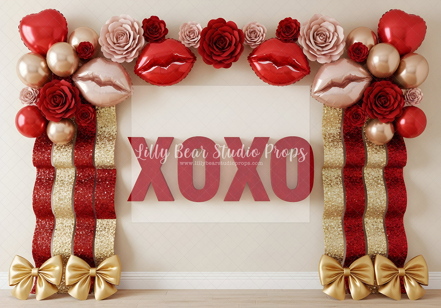 Bows, Kisses and Rose Arch