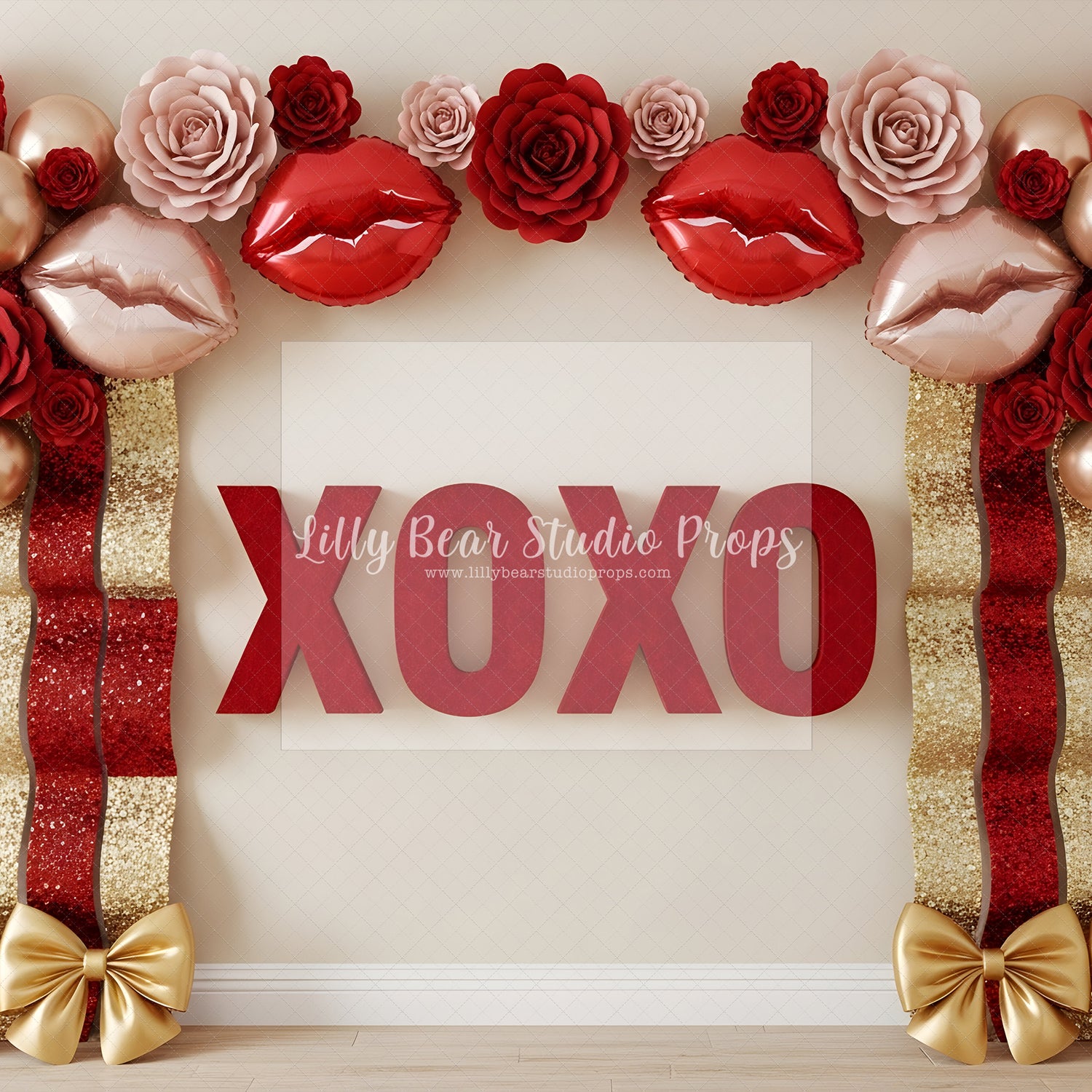 Bows, Kisses and Rose Arch