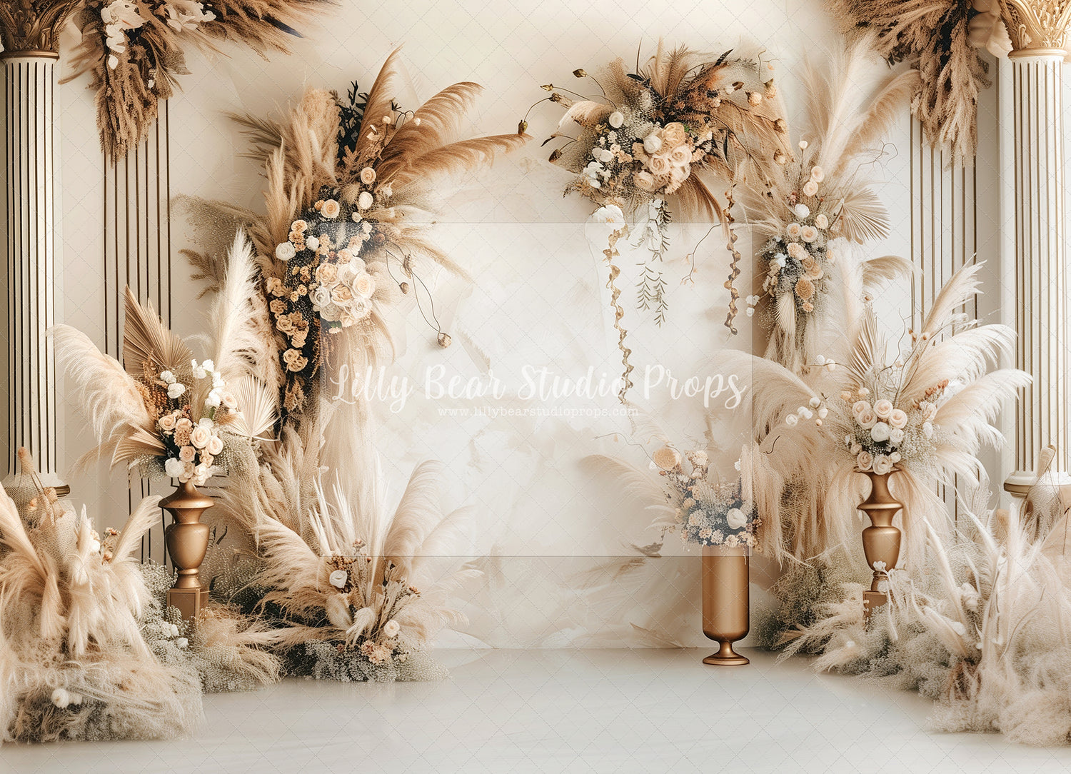 Bronze Pampas Vases