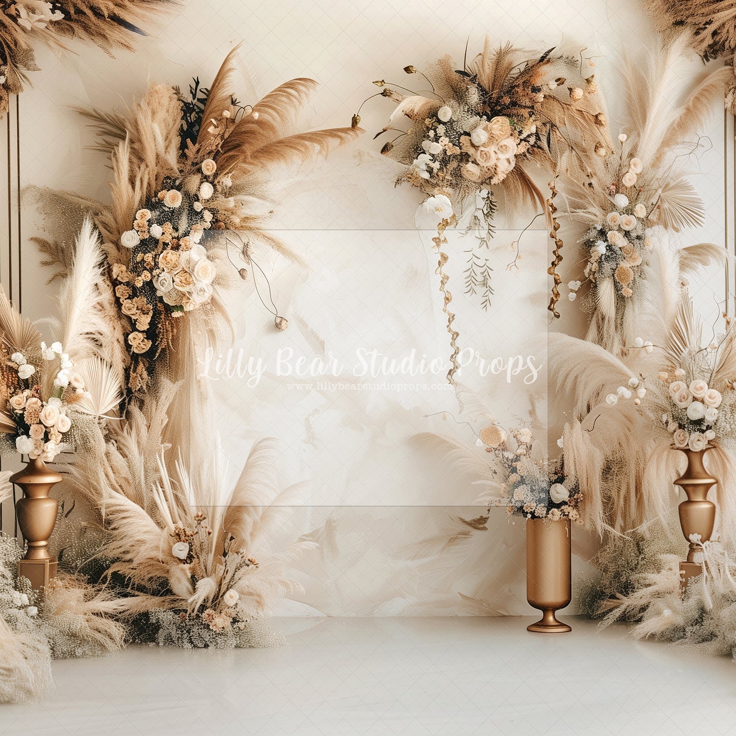 Bronze Pampas Vases