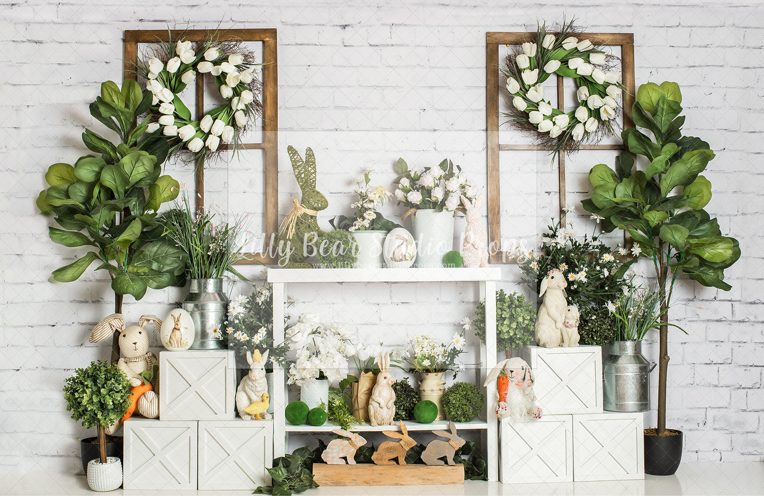 Bunnies & Greenery Spring