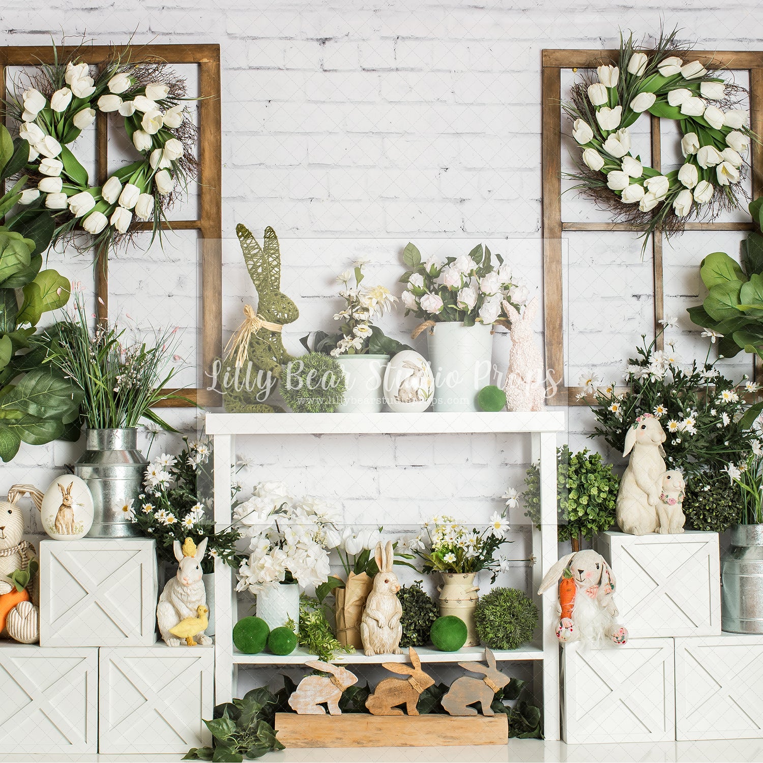 Bunnies & Greenery Spring