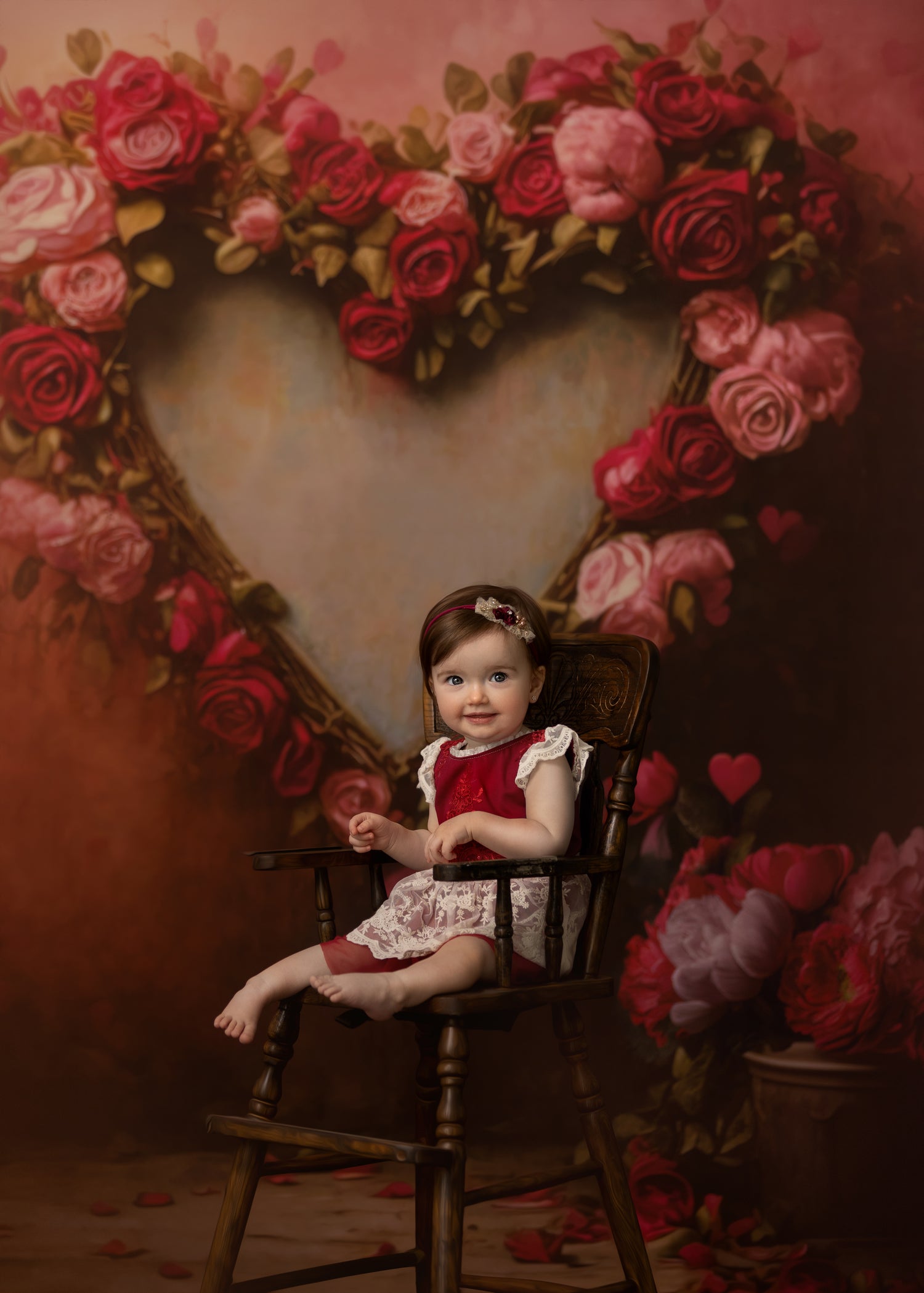Valentine Heart Full of Roses