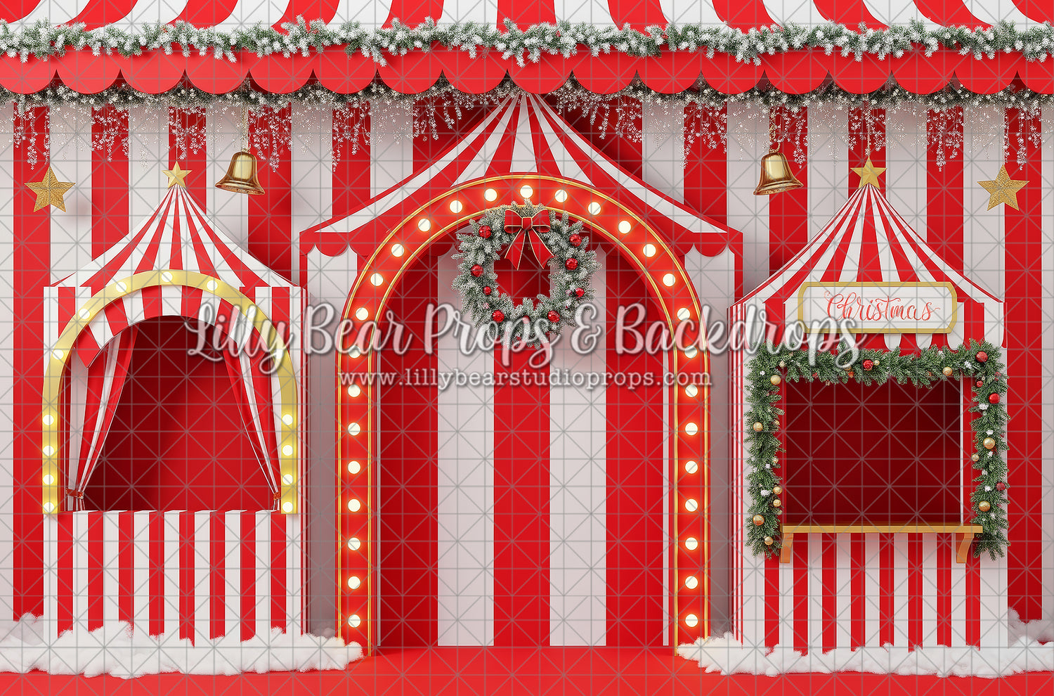 Candy Stripe Market Stage