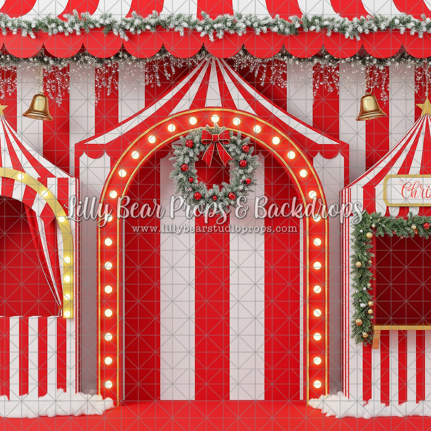 Candy Stripe Market Stage
